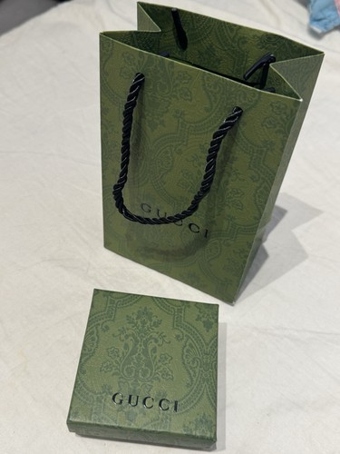 Gucci green black paisley - green,