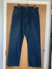 Mens Rockport Dark Blue Jeans W38 L34