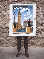 London print poster wall art