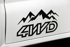 Campervan 4x4 logo stickers
