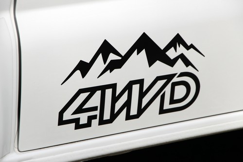 Campervan 4x4 logo - , stickers