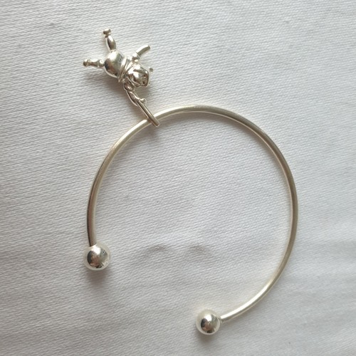Sterling silver disney winnie - silver,