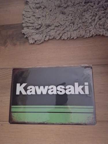 Kawasaki tin sign - sign, motorbike