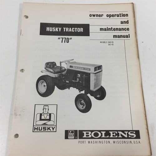 Bolens husky 770 tractor - husky,