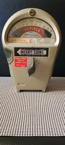 Vintage pom park meter upper - meter,