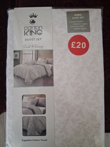 King size pink and white - pink,