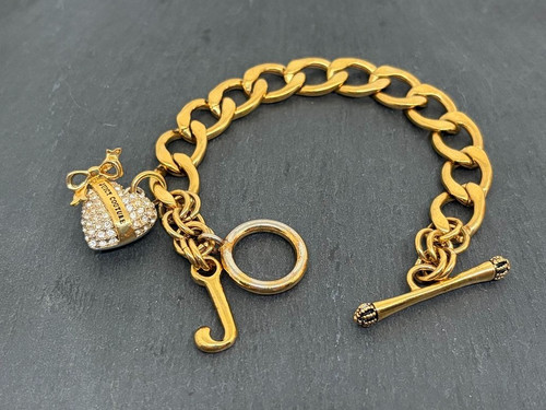Juicy couture gold tone metal - couture,