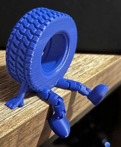 Printed tire model - printed,