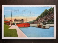 Oil Tanker Passing thru Lock