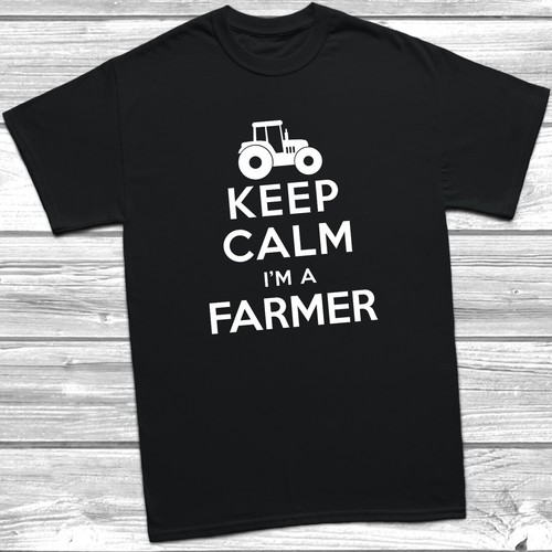 Keep calm farmer t shirt - i'm,
