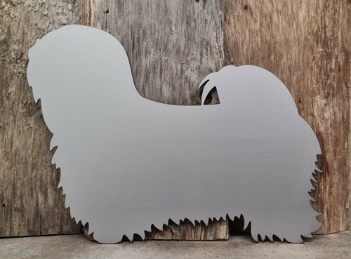 Lhasa apso metal - metal, sign