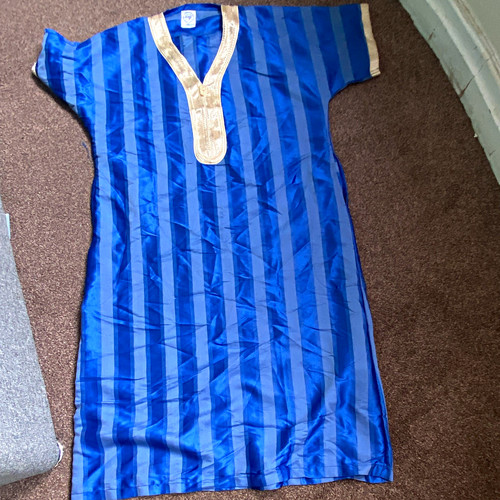 Men blue striped kaftan - men’s,