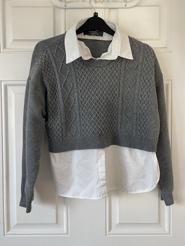 Primark grey cable knit - primark,