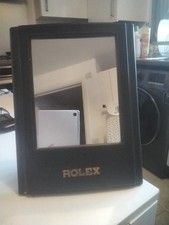 RARE GREEN ROLEX MIRROR DEALER SHOP DISPLAY 12 "X9.5" / T019