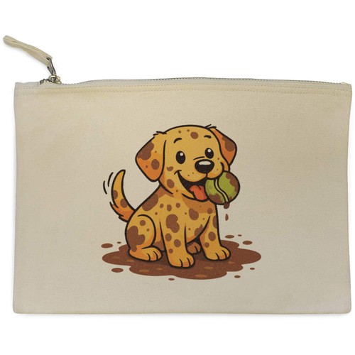 Muddy labrador puppy - 'muddy, puppy'