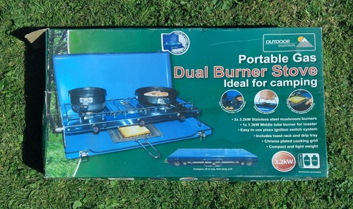 Portable dual burner stove - dual,