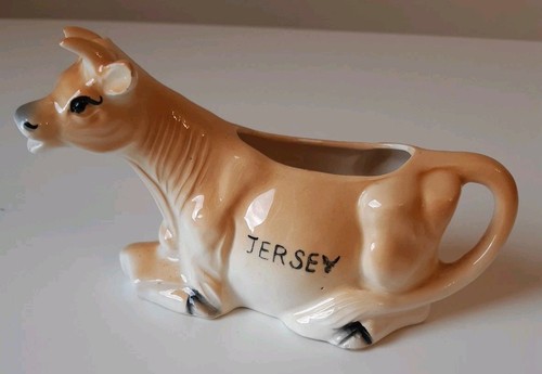 Vintage jersey cow milk jug - jersey,
