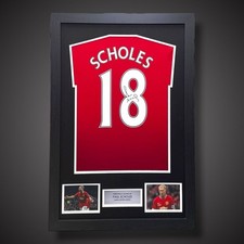 Framed Paul Scholes Hand