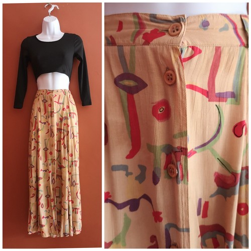 Vintage 80s 90s brown - , orange
