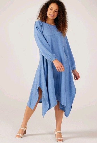 Frank usher long sleeve - long, uneven