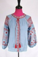 Velzera Peasant Blouse Top