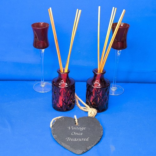 Cranberry glass x diffuser - 2,