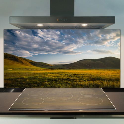 Kitchen splashback tempered - kitchen,