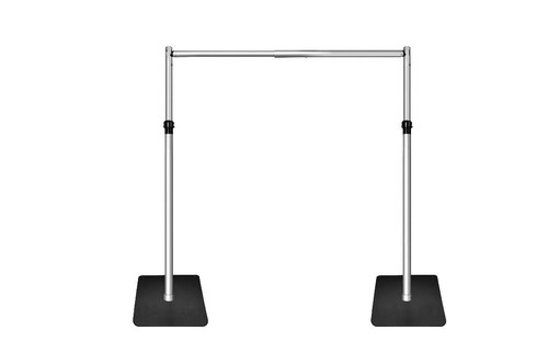 Telescopic pipe and drape - and,