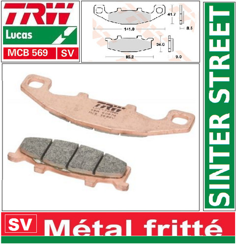 Front brake pads trw - 2,