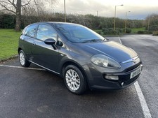 2011 Fiat Punto Evo 1.2 My life 3 Door Hatchback Petrol Car In Grey 34,000 MILES