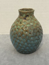 Green Grey Ceramic Vase
