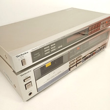 Technics RS-M233X Stereo Cassette Player & ST-S505L FM MW LW Tuner Both Working