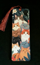 Wooden cat bookmark - cat, birthday