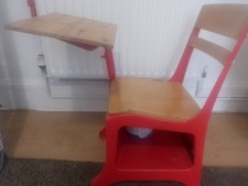 Vintage American Desk and Table Combo 