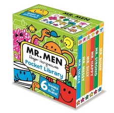 Mr. Men: Pocket Library 6 Mini Books Collection Box Set - Ages 1-5 - Board Book