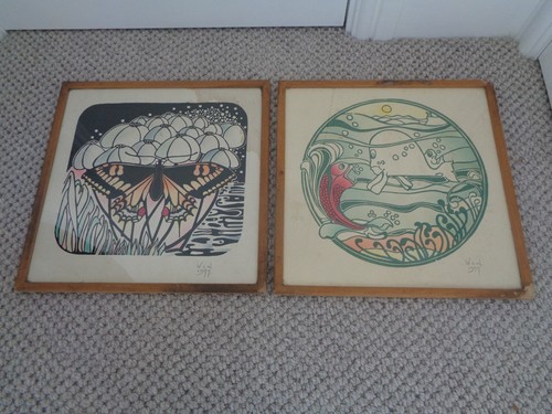 Very unusual framed - &, signed