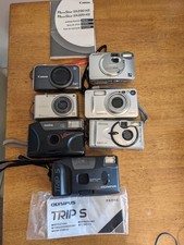 Untested Faulty Camera Bundle Digital Canon Sx220 HS - Lumix - Fujifilm - Kodak