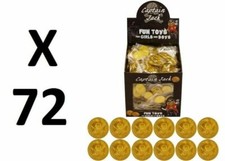 72 PLASTIC GOLD PIRATE