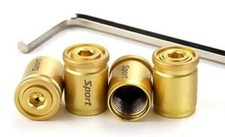 Satin GOLD Alloy Locking Dust