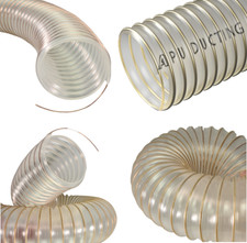 Clear Flexible Ducting PU Hose