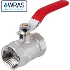 Red Lever Ball Valve Female to