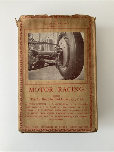 Motor racing editor earl howe - motor,