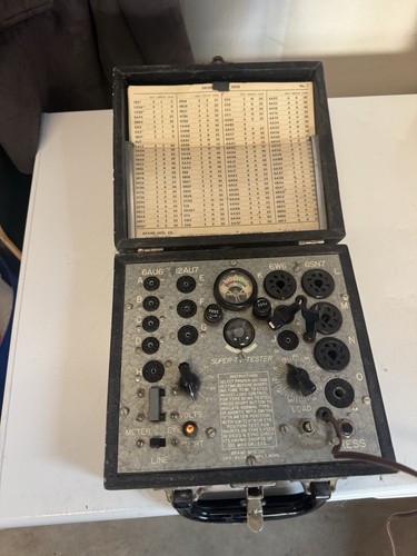 Super vacuum tube tester - super-t,