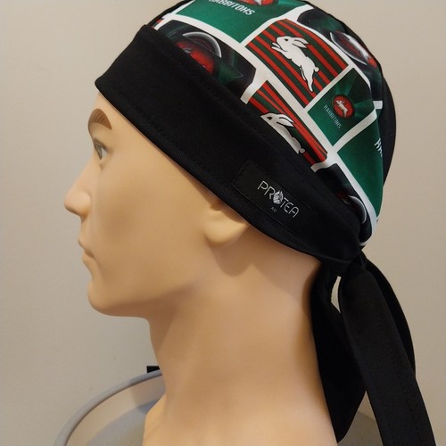 Rugby rabbitohs durag fitted - rugby, durag,