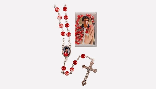 Red glass blessed carlo - blessed, acutis