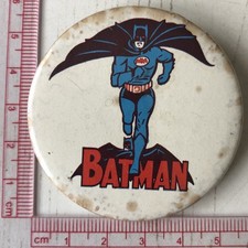 VTg Og Lone Star BATMAN 1966 55mm Tin Pin Badge DC Comics Adam West