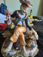 Capodimonte Tramp On Bench