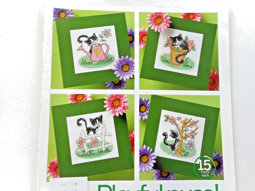 Playful cats the garden - the,