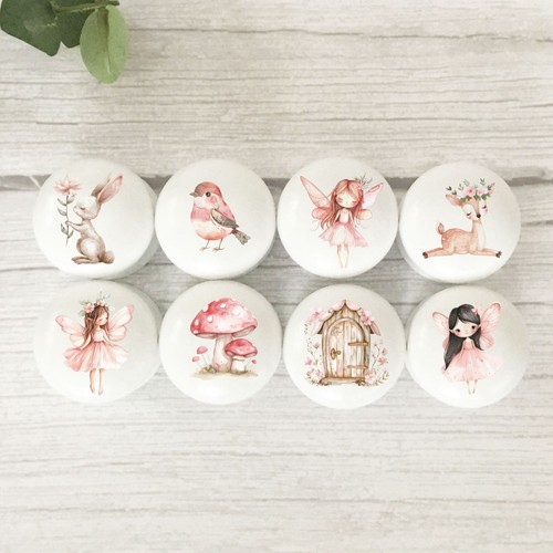 Fairy themed drawer knobs - themed,