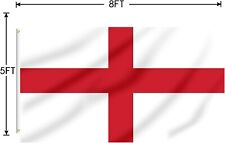 England Flag 8 ft x 5 ft 240x150cm Large St Georges Flag Large  2 Grommets 8x5